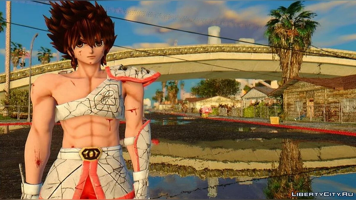 Pegasus Seiya en armure cassée / GTA San Andreas