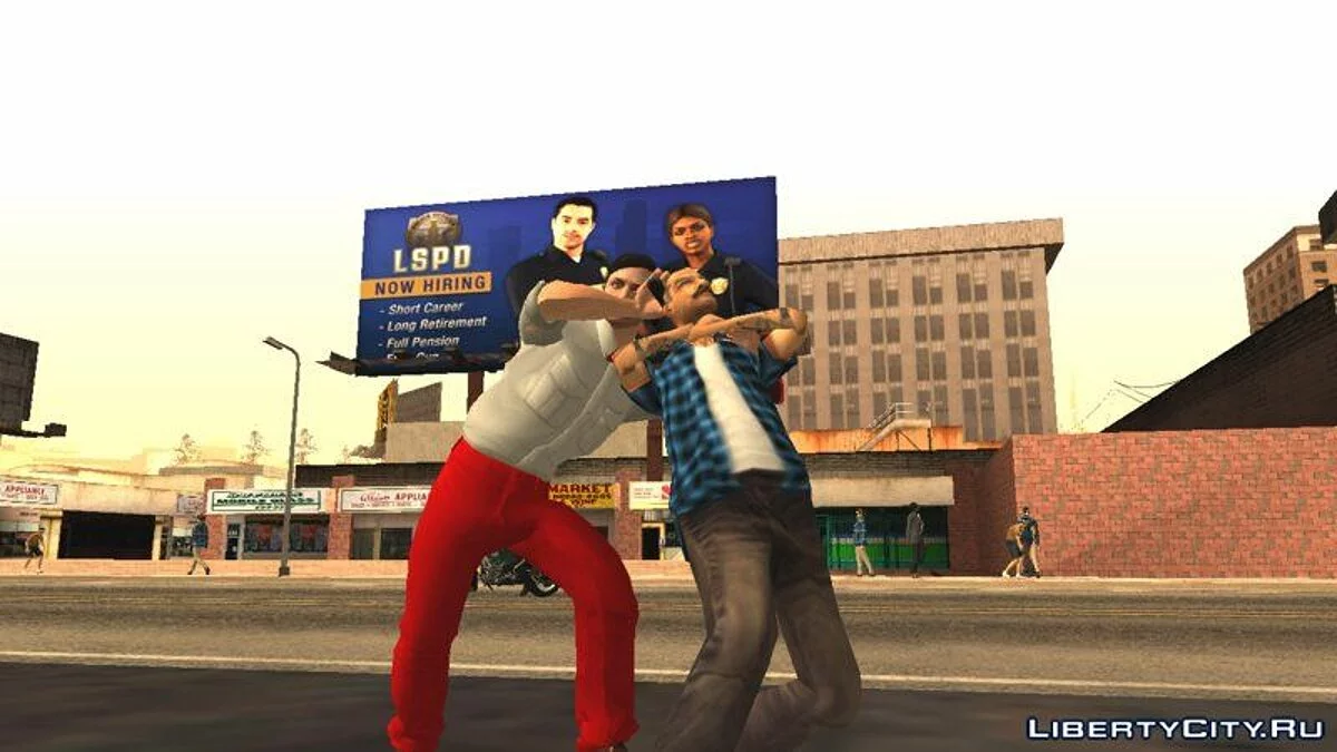Рандомний скин з GTA Online #20 Cherry Popper Employee / GTA San Andreas
