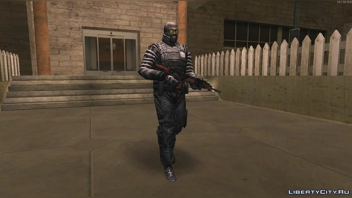 Soldado del juego Manhunt 2 / GTA San Andreas