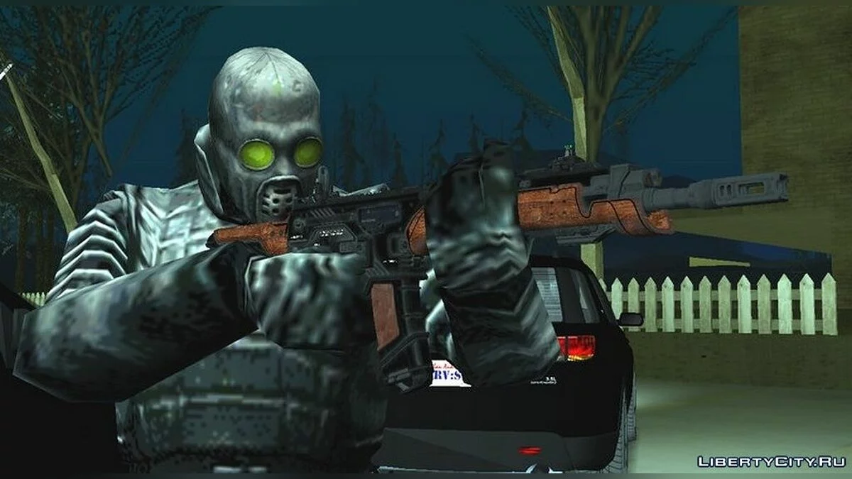 Soldado del juego Manhunt 2 / GTA San Andreas