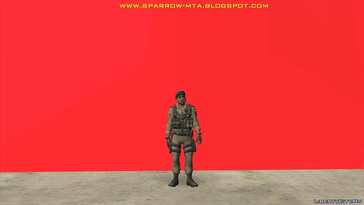 Tentara dalam Seragam untuk Operasi Khusus / GTA San Andreas