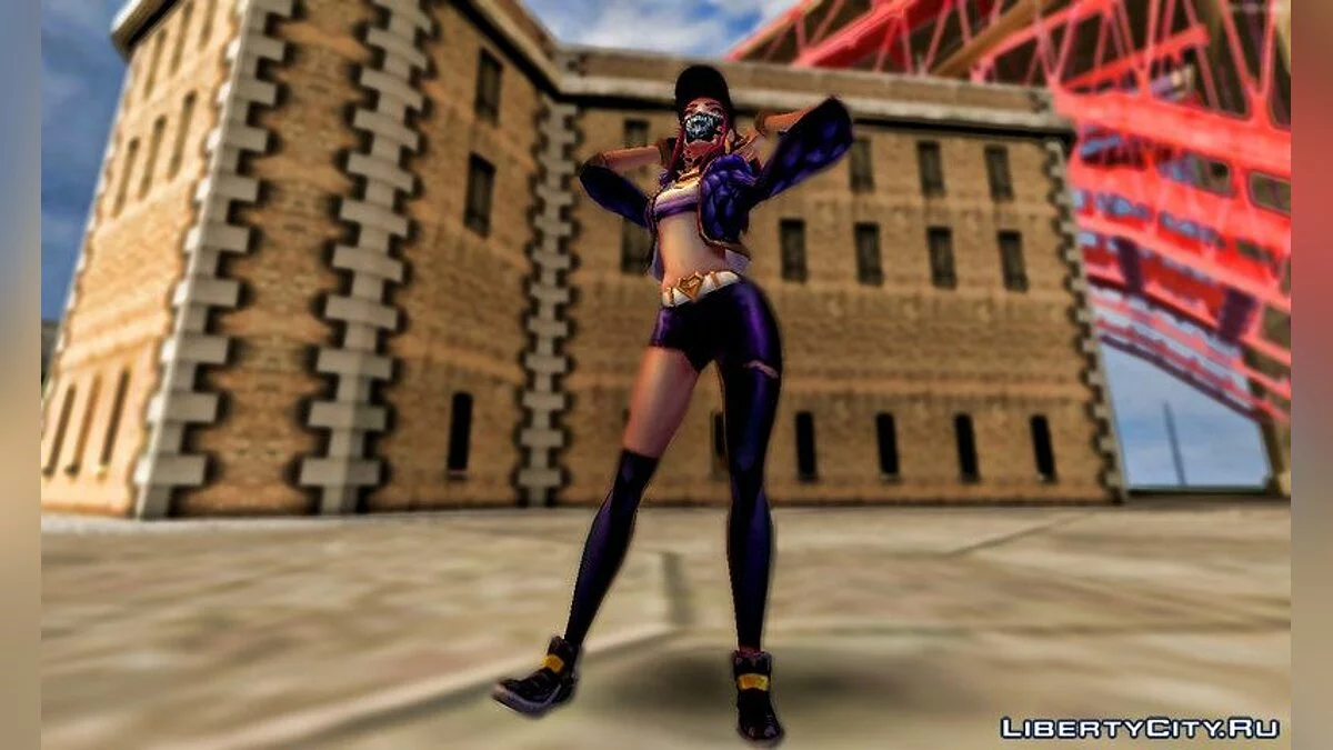 Akali Popstar from League Of Legends / GTA San Andreas