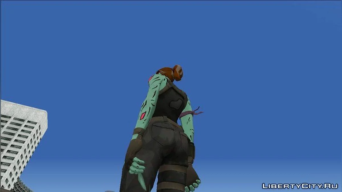 Ghoul Trooper from Fortnite / GTA San Andreas