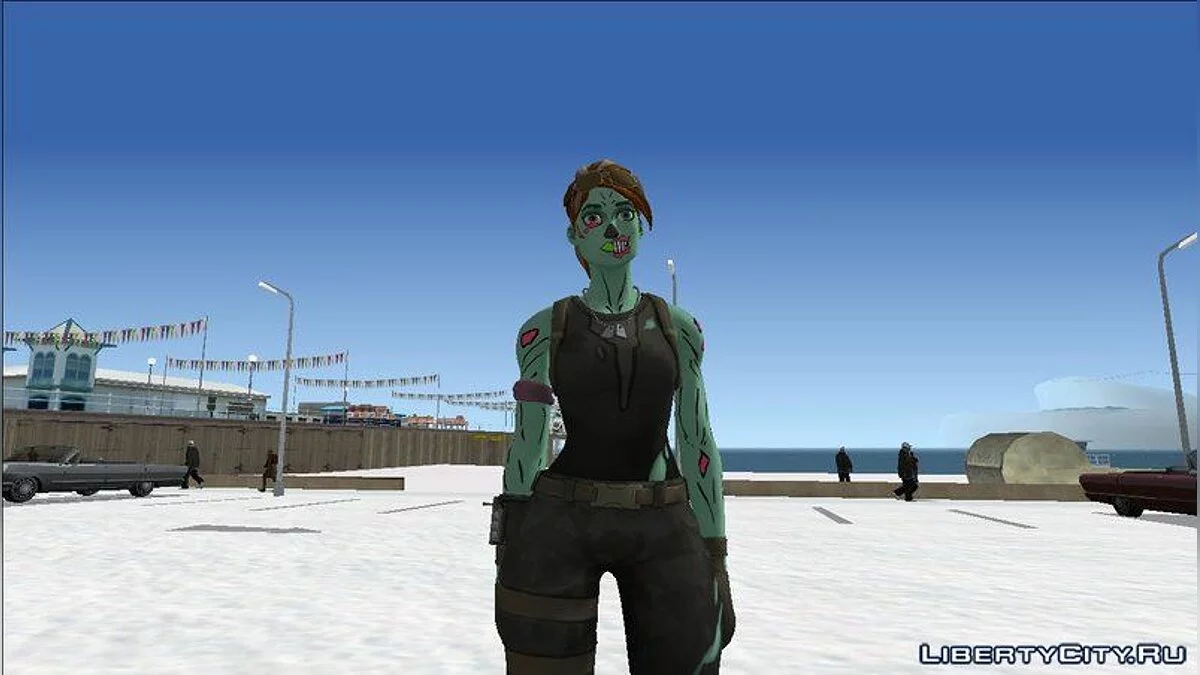 Ghoul Trooper from Fortnite / GTA San Andreas