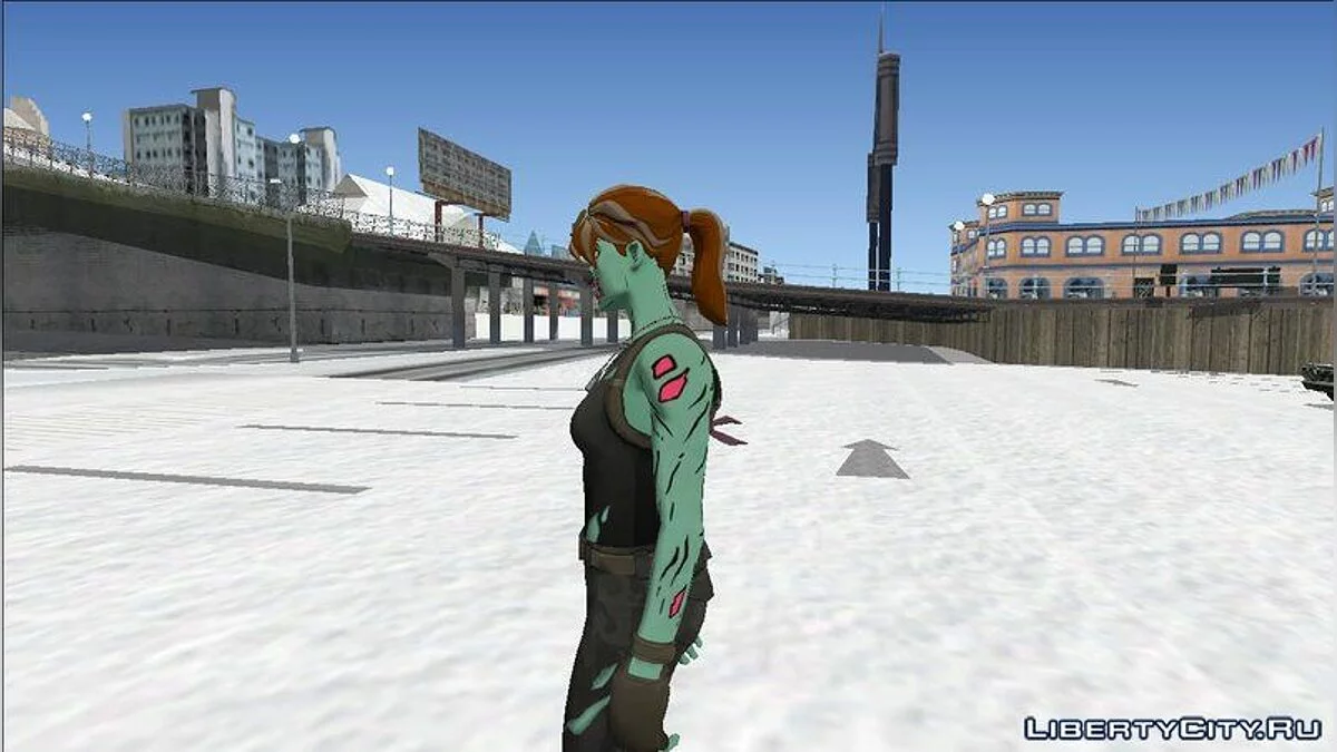 Ghoul Trooper from Fortnite / GTA San Andreas