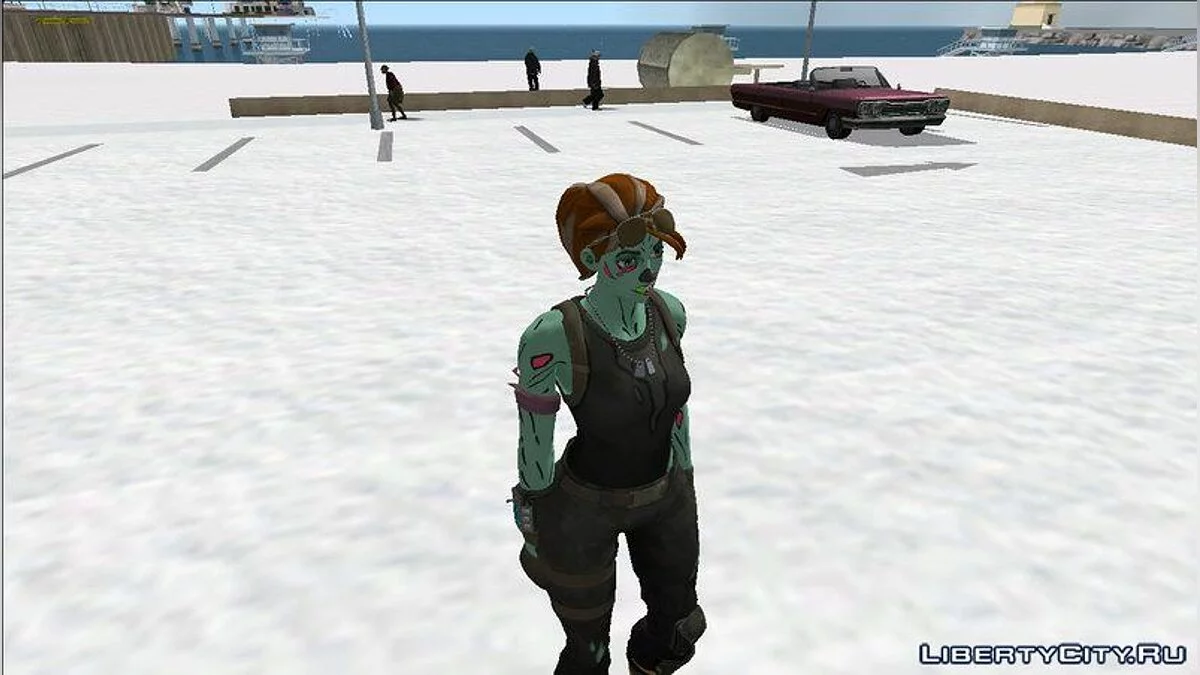 Ghoul Trooper from Fortnite / GTA San Andreas