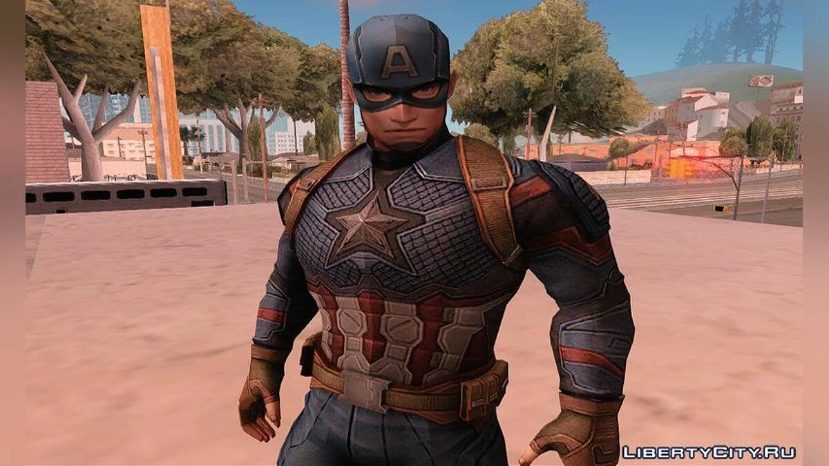 Capitán América de Marvel: Future Fight / GTA San Andreas