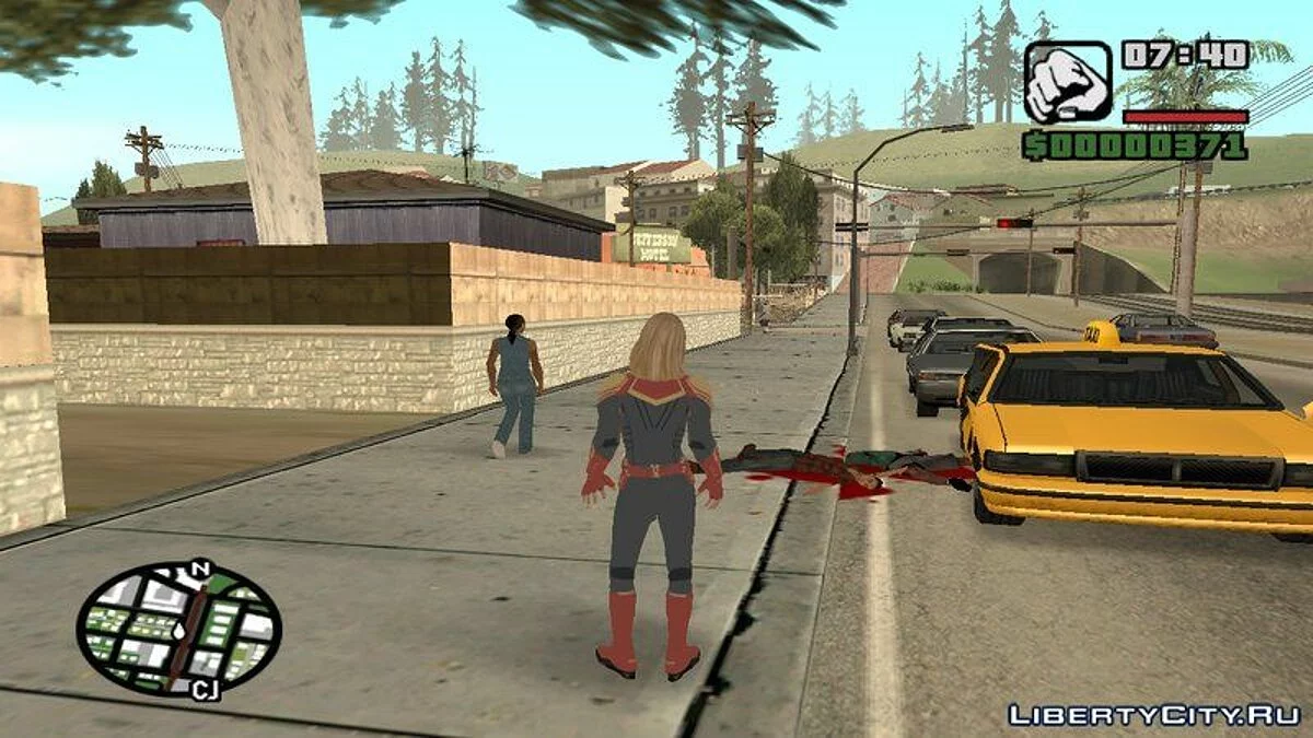 Capitã Marvel / GTA San Andreas