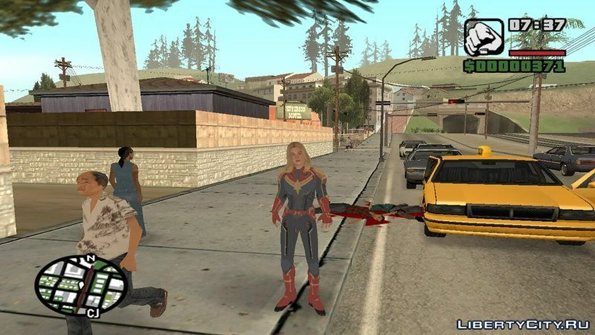 Capitã Marvel / GTA San Andreas