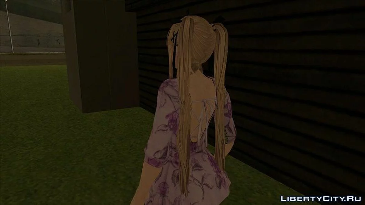 Marie Rose in a Purple Dress from Dead or Alive 5 / GTA San Andreas