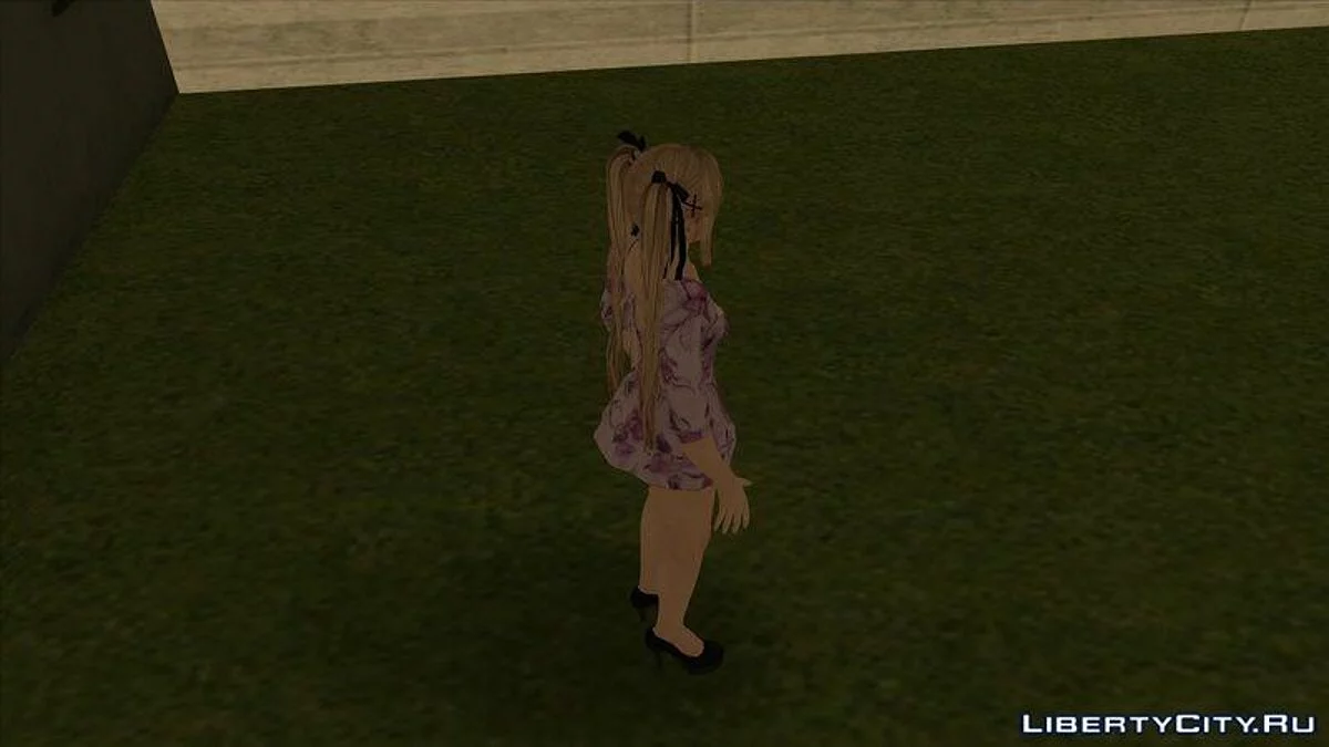 Marie Rose in a Purple Dress from Dead or Alive 5 / GTA San Andreas