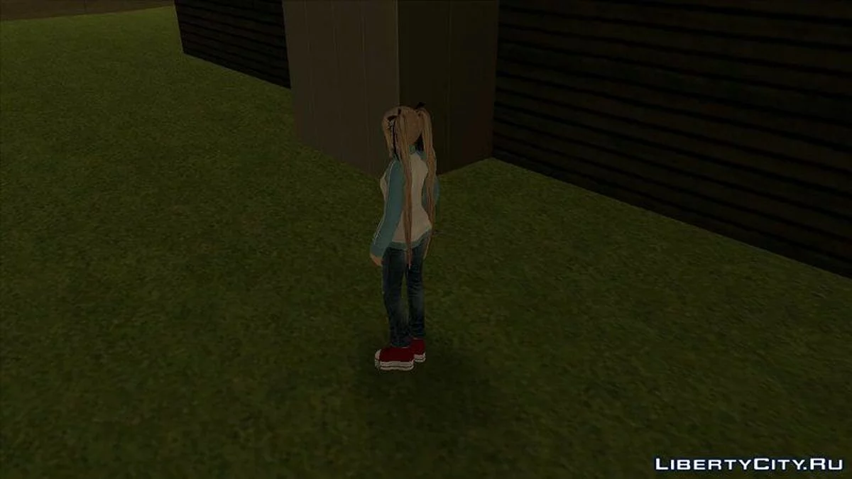 Marie Rose em traje de treino e jeans de Dead or Alive 5 / GTA San Andreas