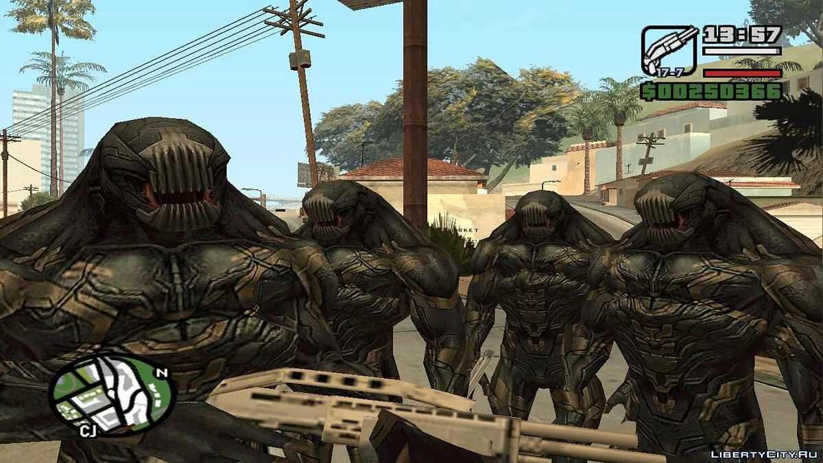Outriders dari film "Avengers" / GTA San Andreas