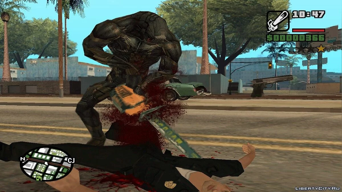 Outriders dari film "Avengers" / GTA San Andreas