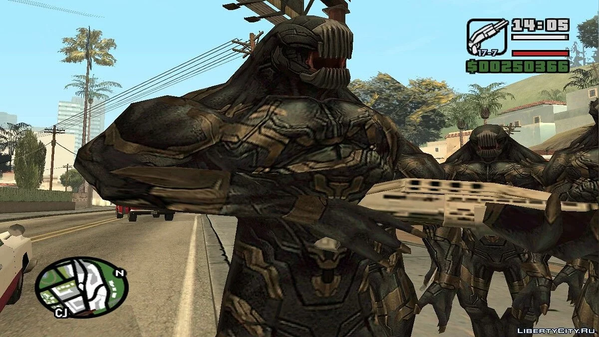Outriders dari film "Avengers" / GTA San Andreas