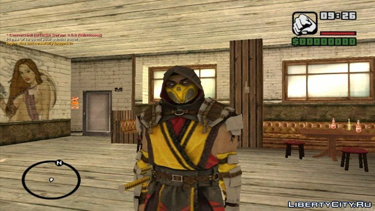 Charakterpaket aus Mortal Kombat / GTA San Andreas