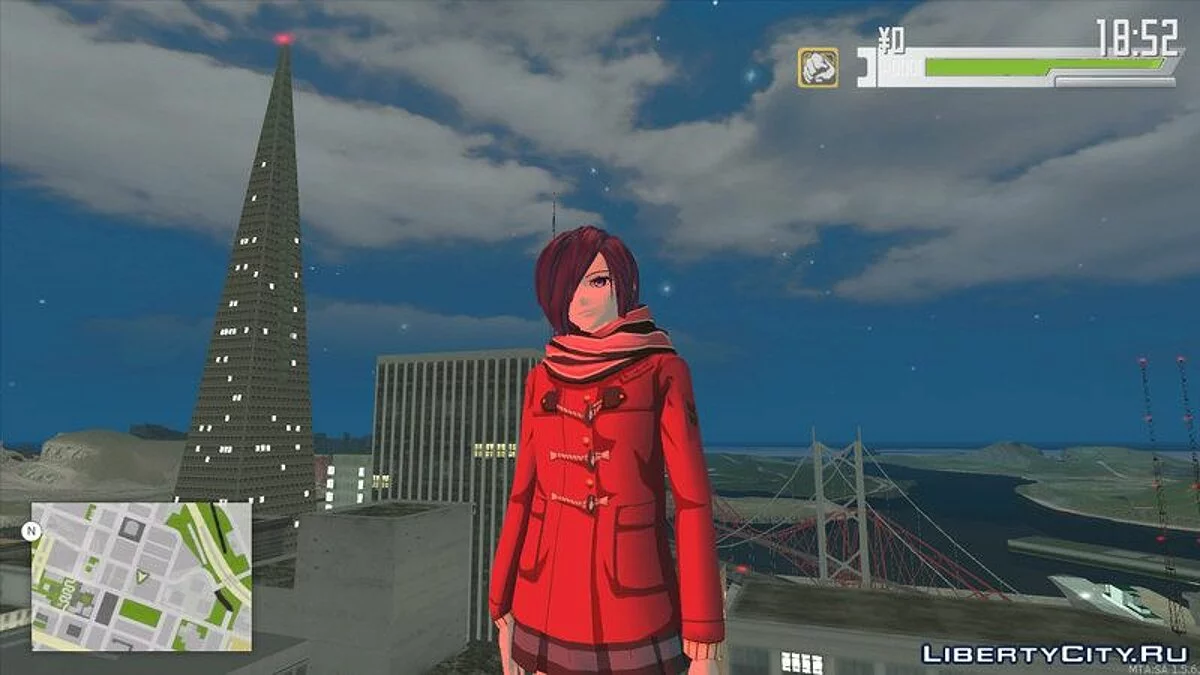 Paquete de skins Touka (Tokyo Ghoul) / GTA San Andreas