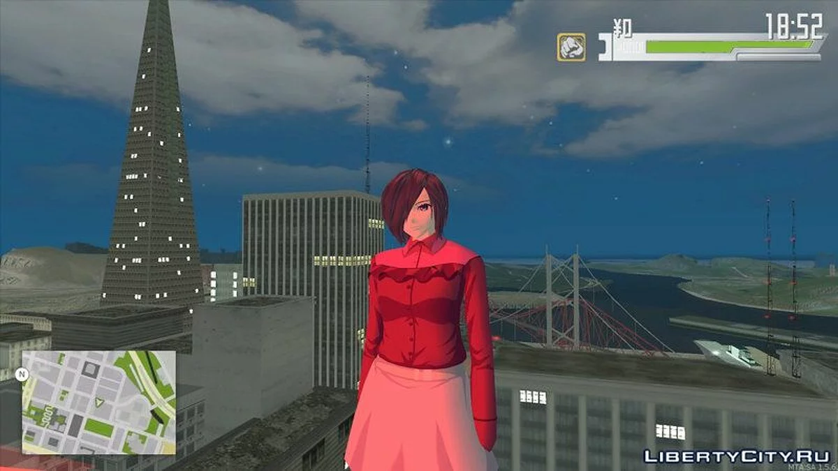 Paquete de skins Touka (Tokyo Ghoul) / GTA San Andreas