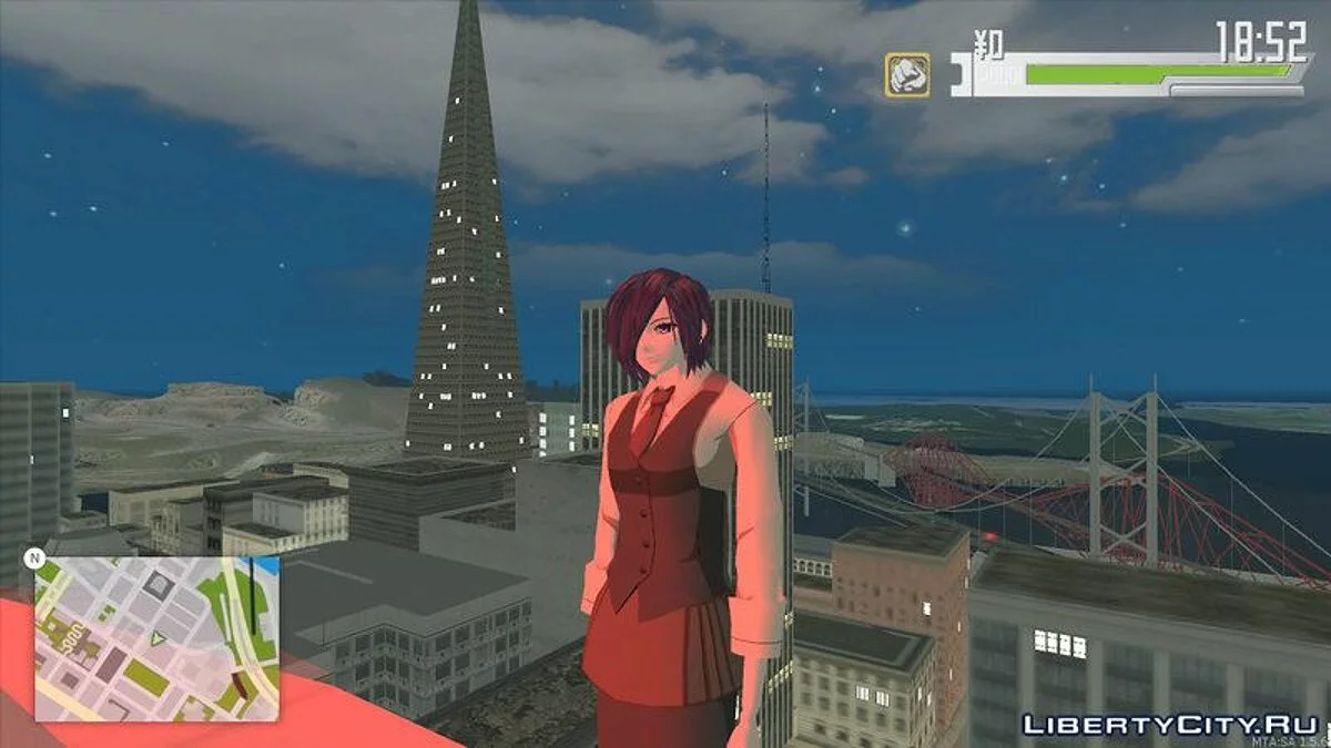 Paquete de skins Touka (Tokyo Ghoul) / GTA San Andreas
