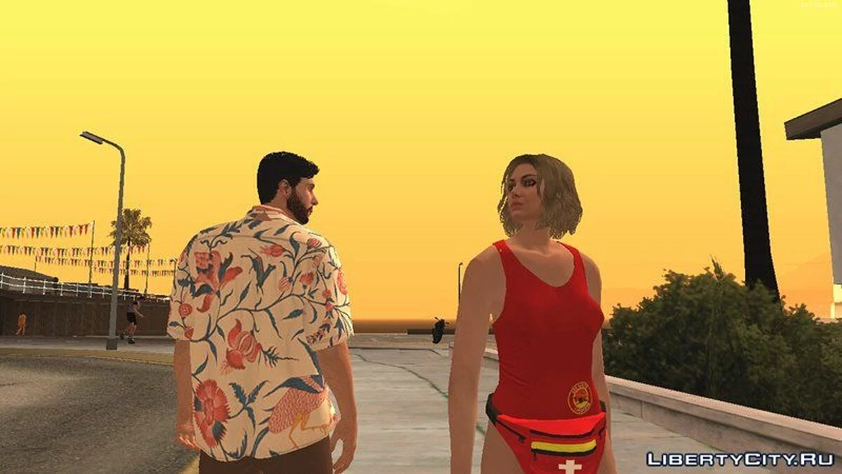 Стереотипний тато в літньому вбранні / GTA San Andreas