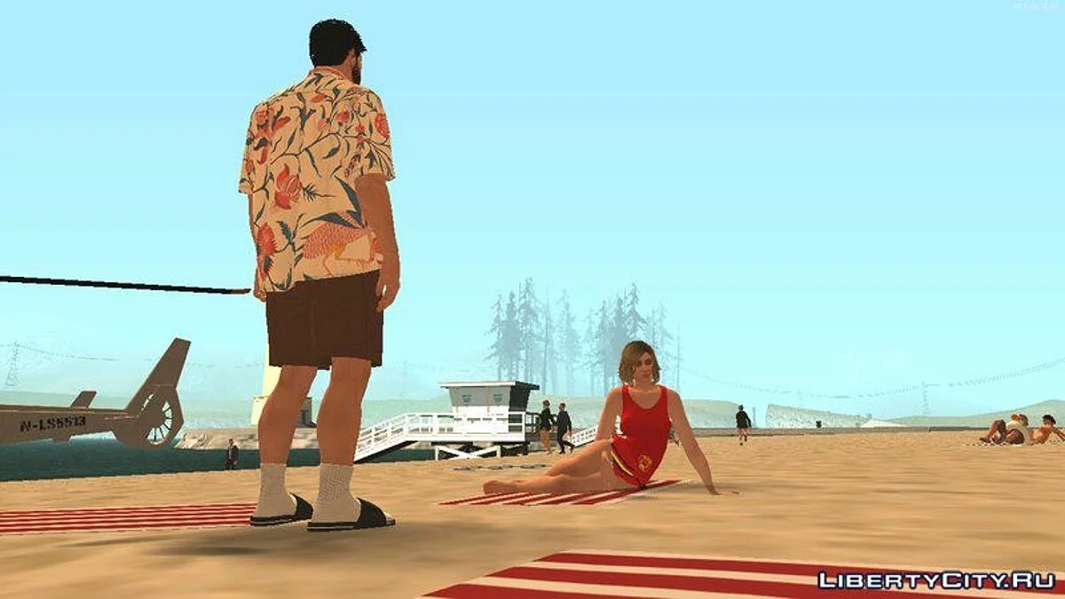 Стереотипний тато в літньому вбранні / GTA San Andreas