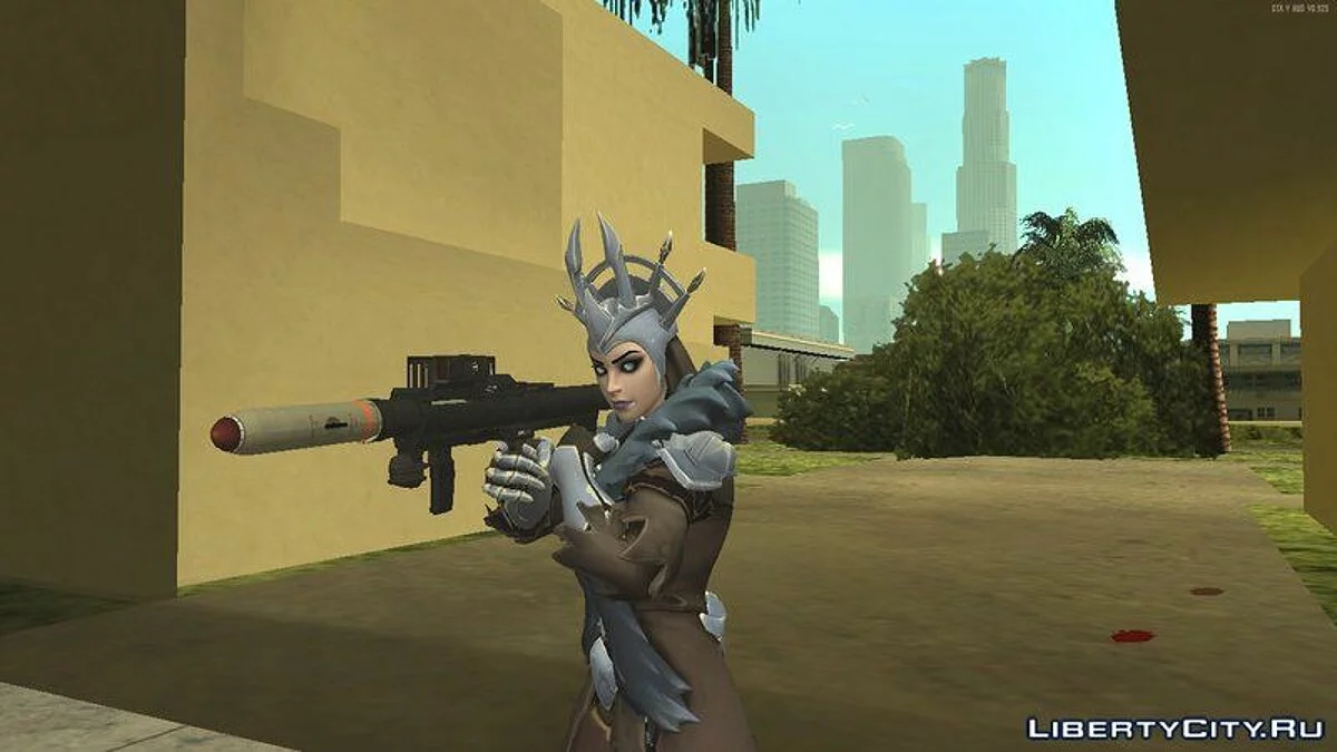 Ice Queen from Fortnite / GTA San Andreas