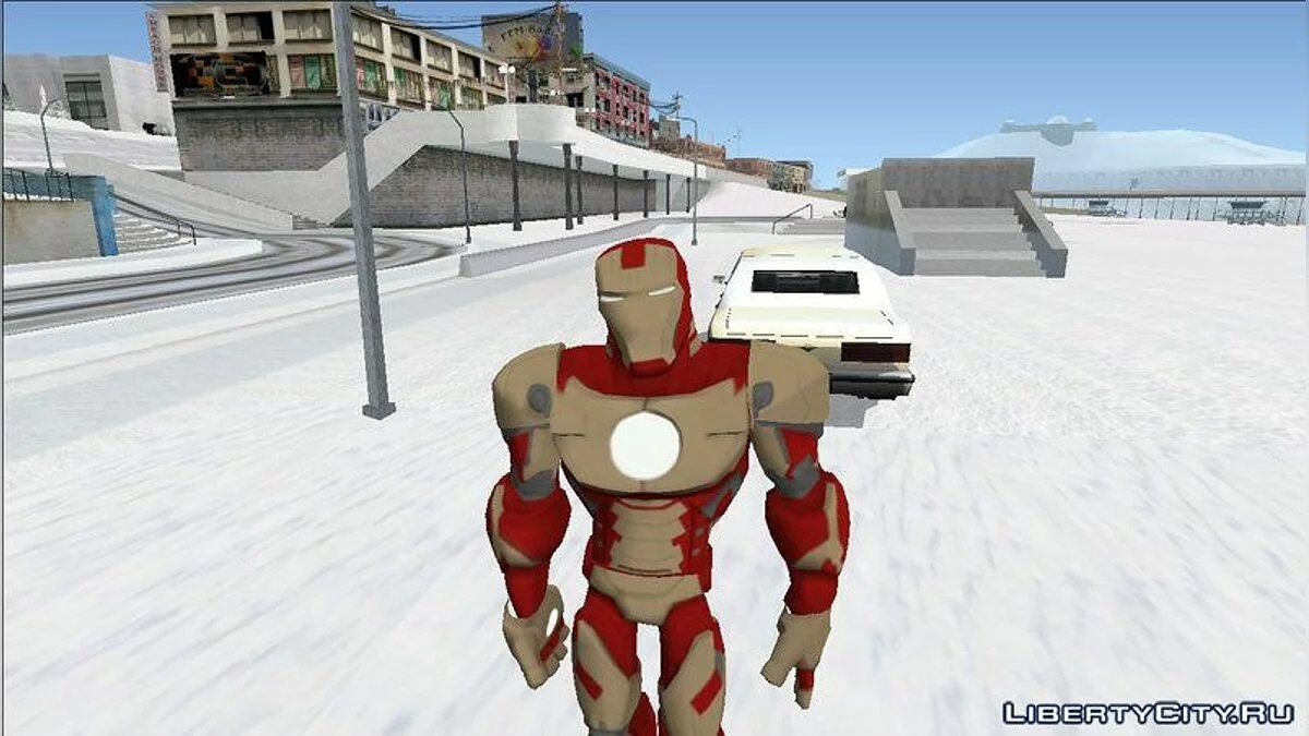 Iron Man from Disney Infinity / GTA San Andreas