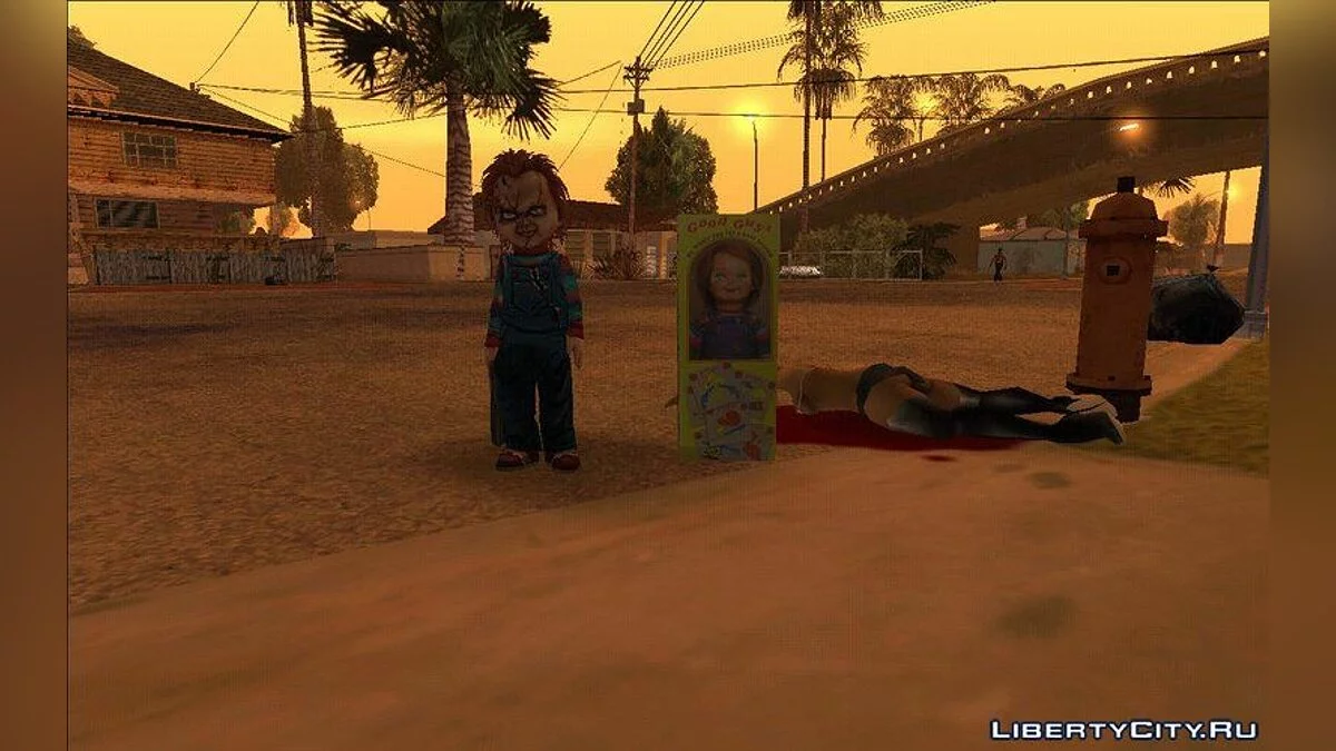 Чакі та Тіффані з фільму "Невеста Чакі" / GTA San Andreas