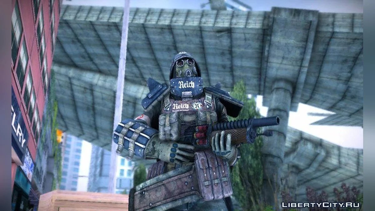 Vierter Reich aus Metro: Last Light / GTA San Andreas