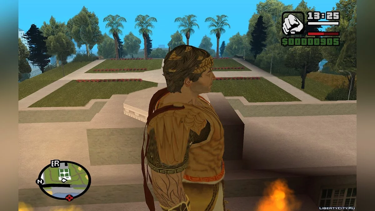 Helios du jeu God of War 3 / GTA San Andreas