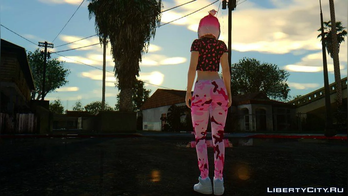 Kanna en ropa casual / GTA San Andreas