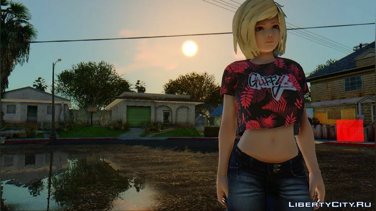 Marie Rose em roupas casuais / GTA San Andreas