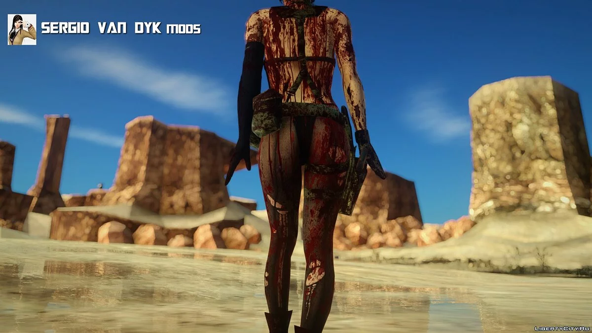 Quiet dari permainan Metal Gear Solid V: The Phantom Pain / GTA San Andreas