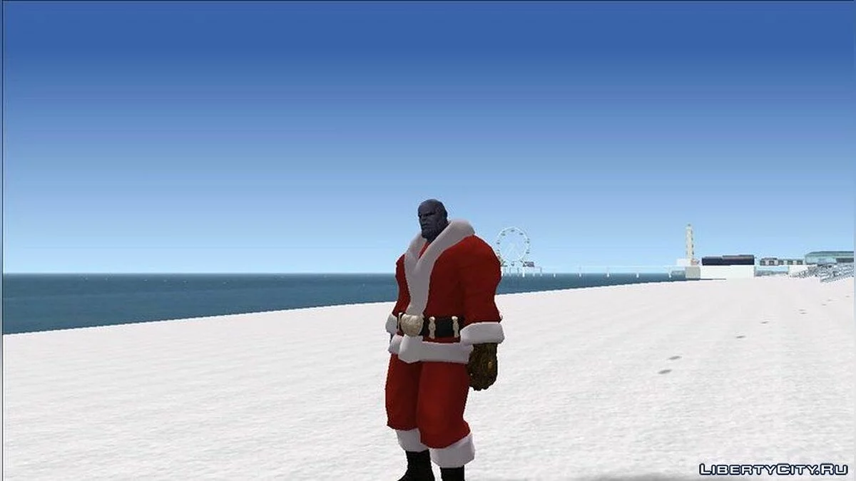 Танос у костюмі Санта Клауса / GTA San Andreas