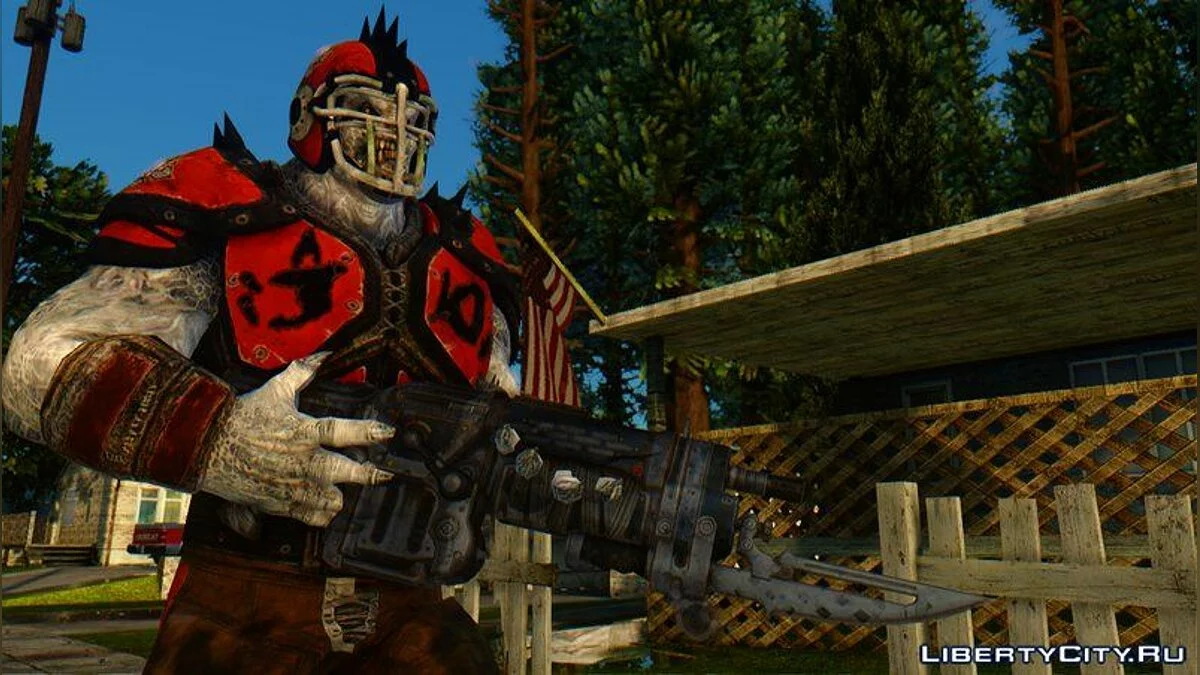 Drone Thrashball з Gears of War 3 / GTA San Andreas