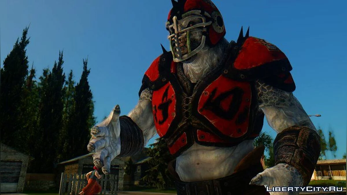 Drone Thrashball з Gears of War 3 / GTA San Andreas
