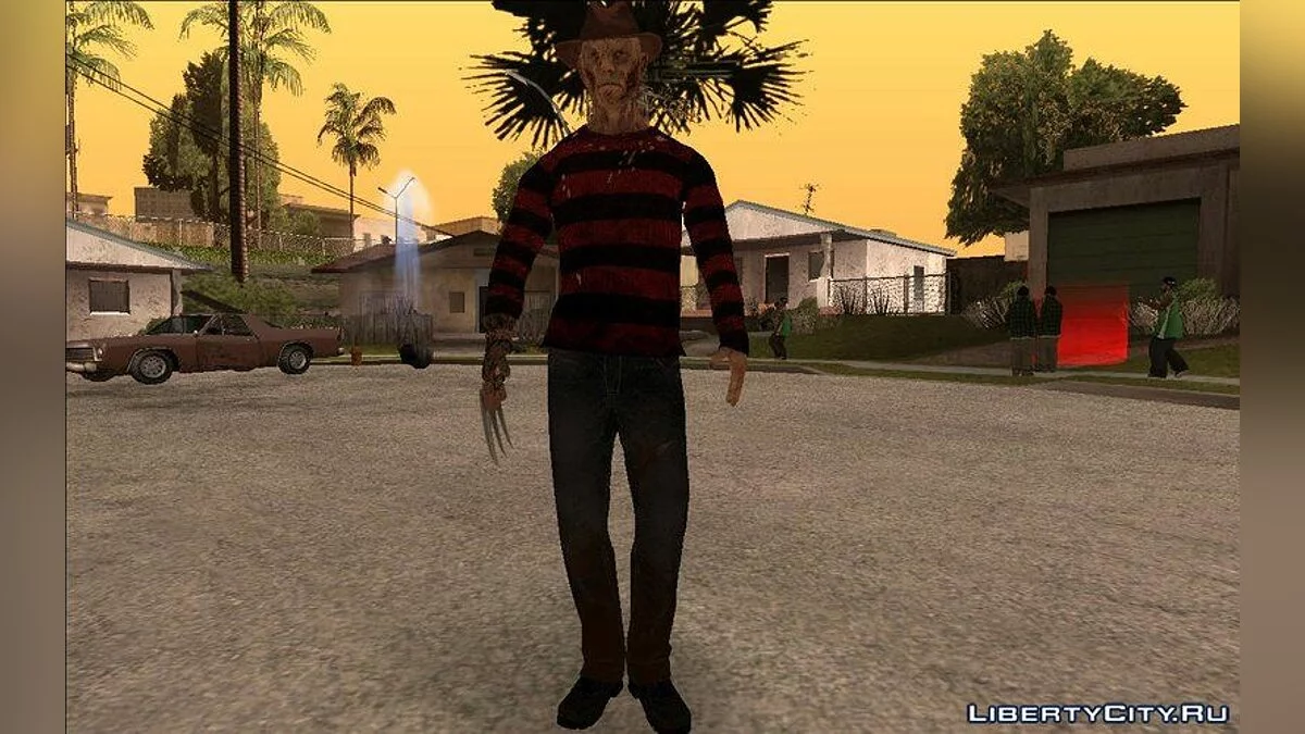 Фредди Крюгер из игры Dead By Daylight / GTA San Andreas