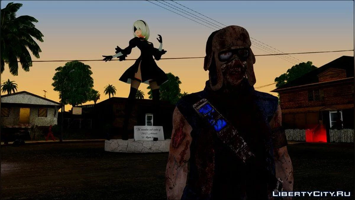 加里·卡梅因 + 僵尸(战争机器 4) / GTA San Andreas