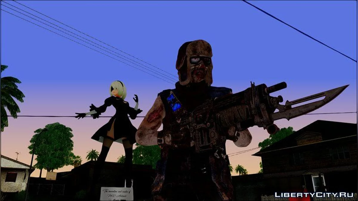 加里·卡梅因 + 僵尸(战争机器 4) / GTA San Andreas