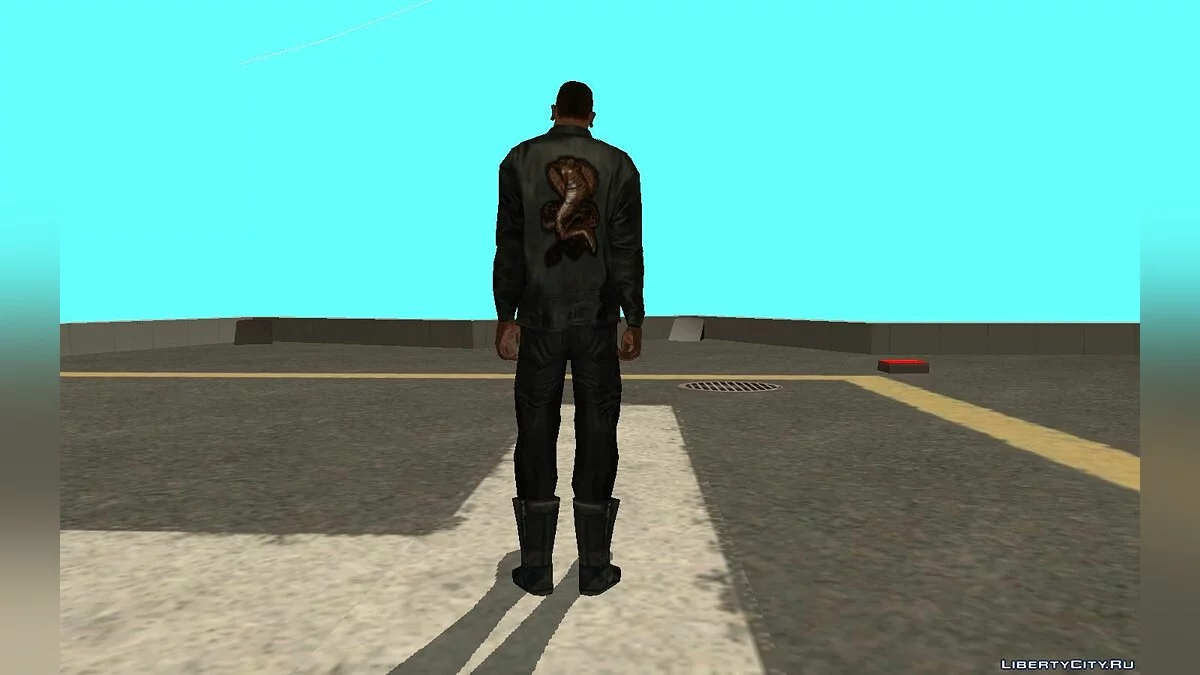 Carl Johnson in Biker Outfit / GTA San Andreas