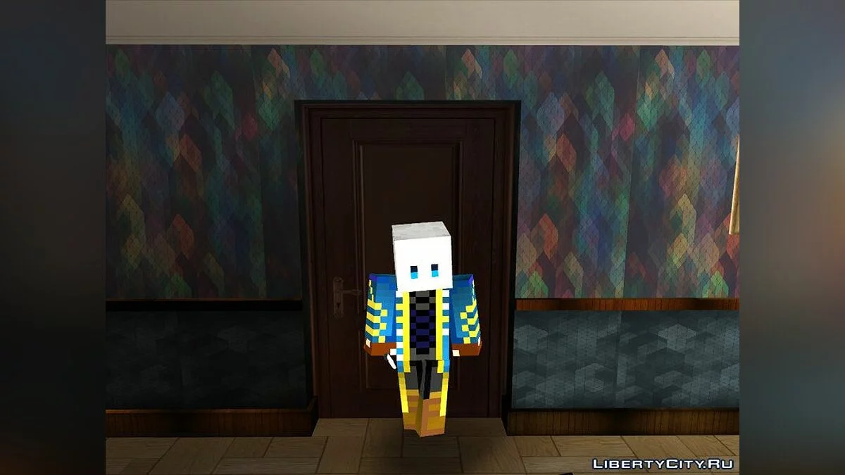 Personnages de Devil May Cry dans le style Minecraft / GTA San Andreas