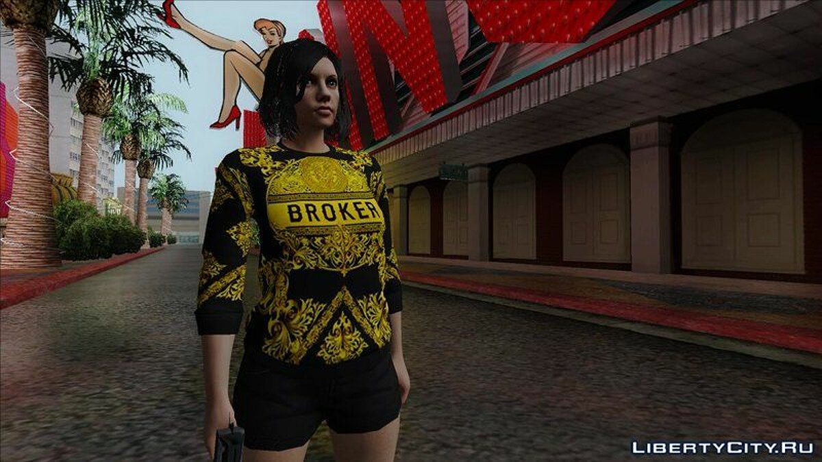 Bacon Hair Female for GTA San Andreas