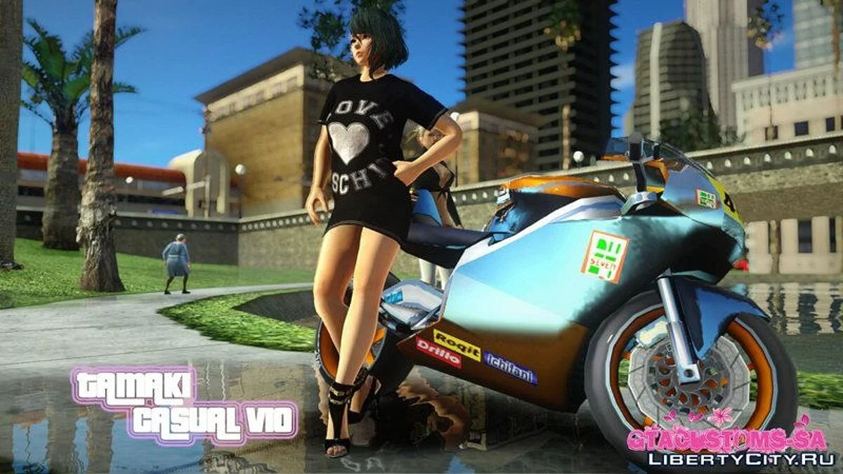 Tamaki en tenue décontractée v10 / GTA San Andreas
