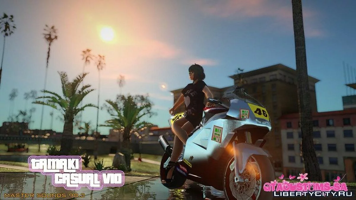 Tamaki en tenue décontractée v10 / GTA San Andreas
