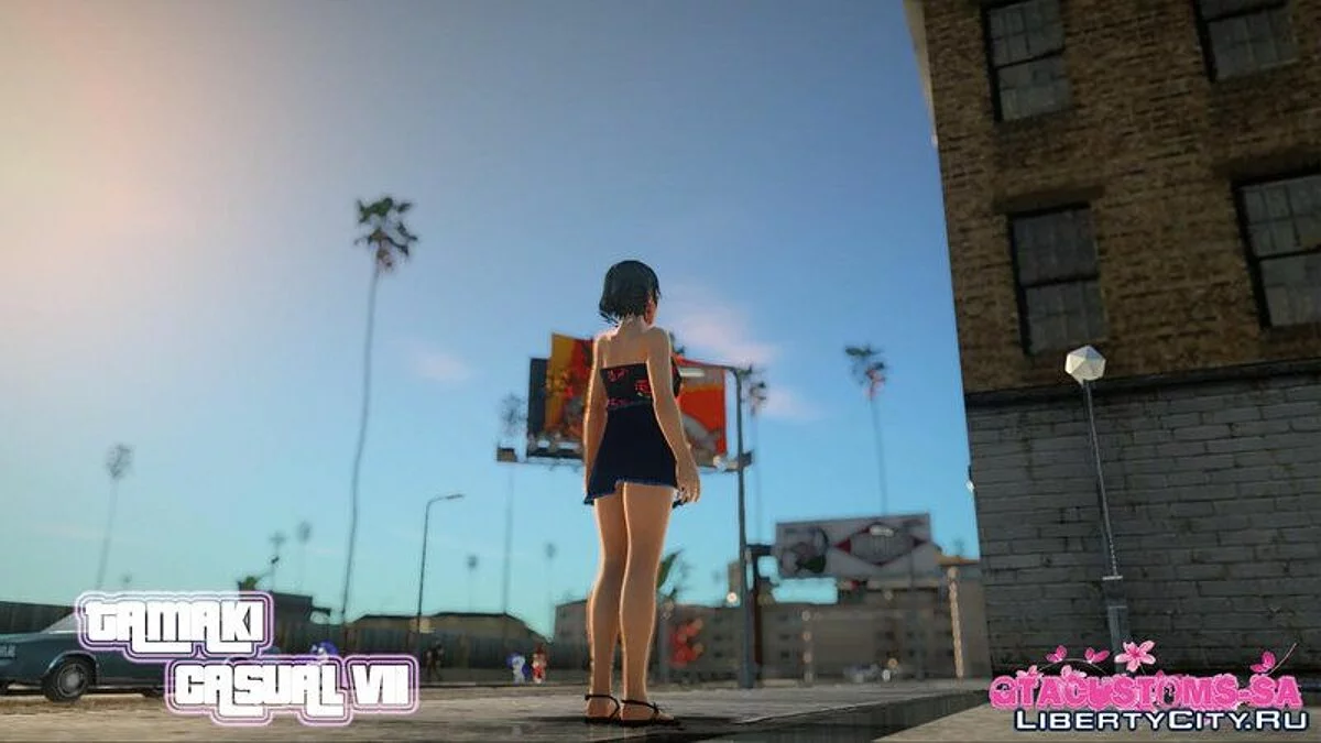 Tamaki in Casual Clothes v11 / GTA San Andreas