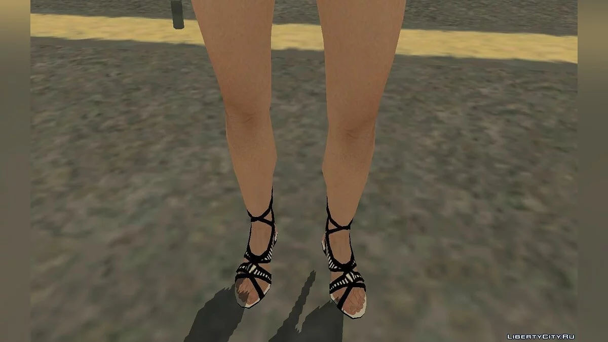 Female Skin from GTA Online with Normal Map / GTA San Andreas