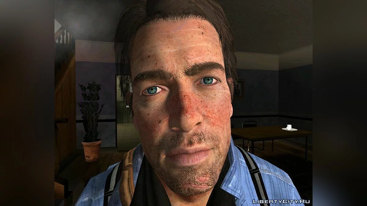 Артур Морган из Red Dead Redemption 2 / GTA San Andreas