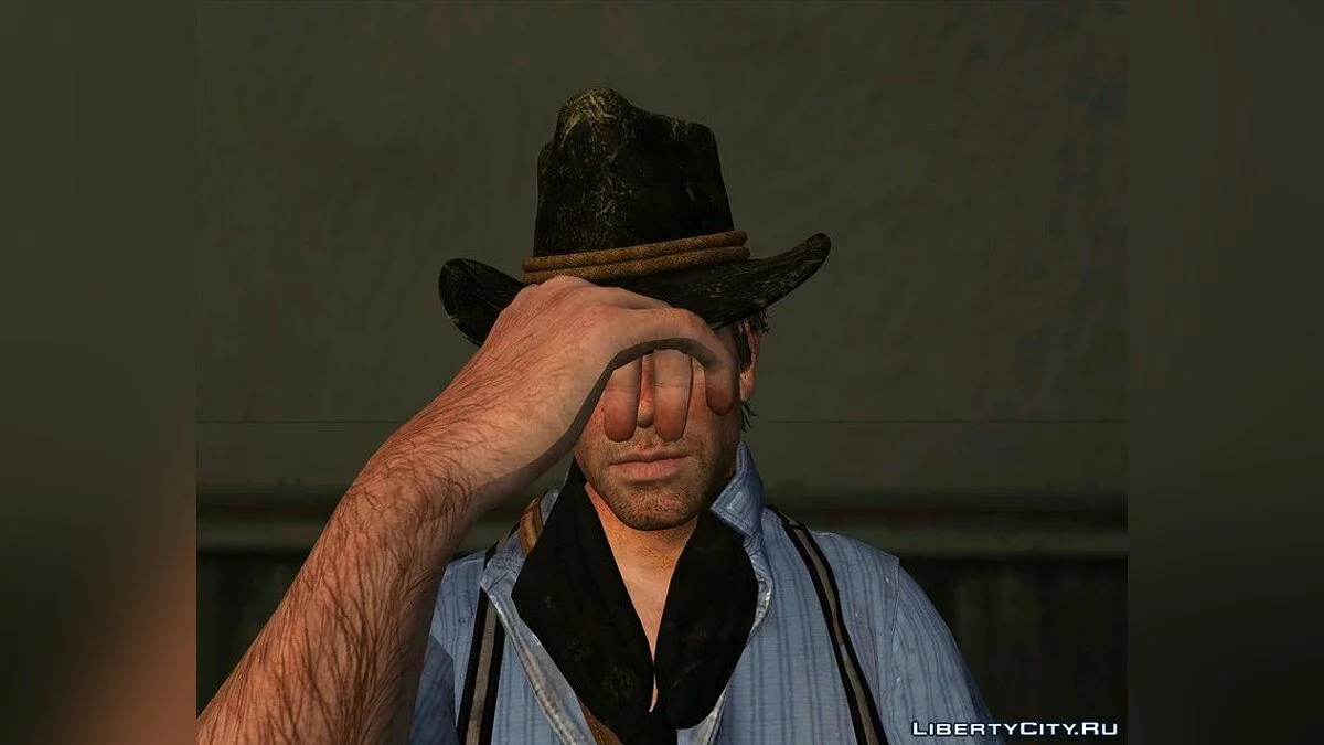 Артур Морган из Red Dead Redemption 2 / GTA San Andreas