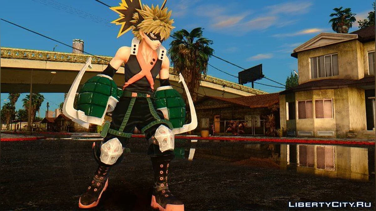 轰炸机 Katsuki Bakugo / GTA San Andreas