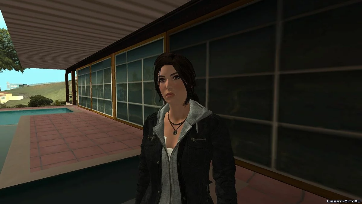Lara Croft dari Rise of the Tomb Raider / GTA San Andreas